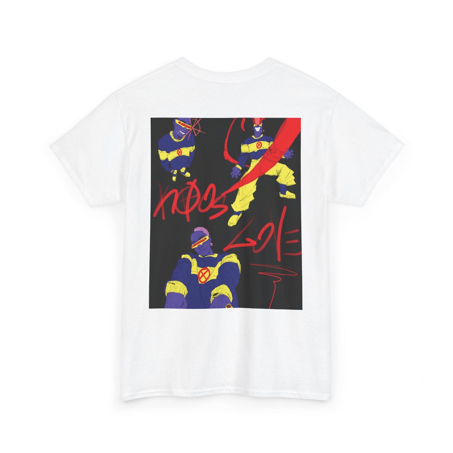 Urban Graphic Unisex Heavy Cotton Tee - Vintage Cartoon Style